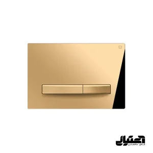 کلید فلاش تانک توکار ایران مدل پرایم طلایی آبکاری کد 56
