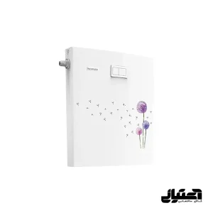 فلاش تانک روکار ایران مدل اولترا اسلیم آبگیری چهار طرف بدون لوله توکار